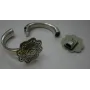 Pedia pulsera iman Plata Vieja / Bases de Pulseras de Latón / Zamak