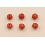 Bola Coral 4mm  / Semipreciosas de 