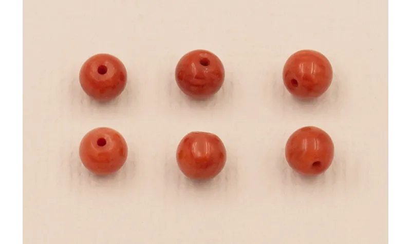 Bola Coral 4mm  / Semipreciosas de 
