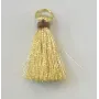 Pompon 30mm Dorado /Cuentas de  Tela