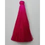 Pompon de 80mm Rosa /Cuentas de  Tela