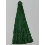 Pompon de 80mm verde /Cuentas de  Tela