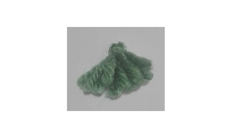 Pompon Lana 15mm Verde Piedra /Cuentas de  Tela