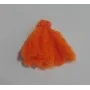 Pompon Lana 15mm Naranja /Cuentas de  Tela