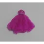 Pompon Lana 15mm  Morado /Cuentas de  Tela