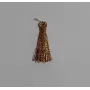 Pompon Metálico 16mm Cobre /Cuentas de  Tela