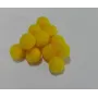 Bolita fiertro 8mm Amarilla /Cuentas de  Tela
