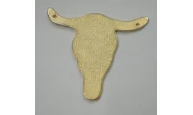 cabeza Toro 45*40 O.Mate / Cuentas Metálicas de Latón / Zamak