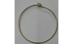 Pulsera Cierre Bola Dorada / Bases de Pulseras de Latón / Zamak