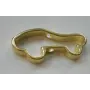Coche llavero Oro  55mm largo / Cuentas Metálicas de Latón / Zamak