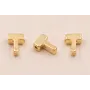 Letra T 7*6*2 Oro / Cuentas Metálicas de Latón / Zamak