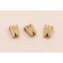 Letra W 7*6*2 Oro / Cuentas Metálicas de Latón / Zamak