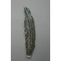 Pluma Gigante 80*17mm P.Vieja / Cuentas Metálicas de Latón / Zamak