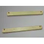 Chapa plana 31*8mm O.Mate / Cuentas Metálicas de Latón / Zamak