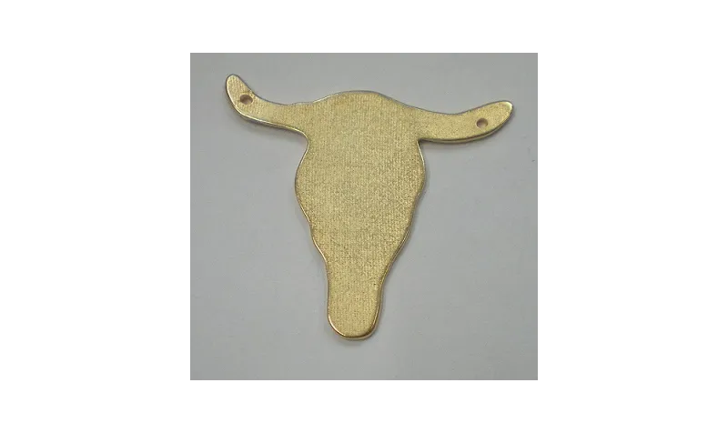 cabeza Toro 45*40 O.Mate / Cuentas Metálicas de Latón / Zamak