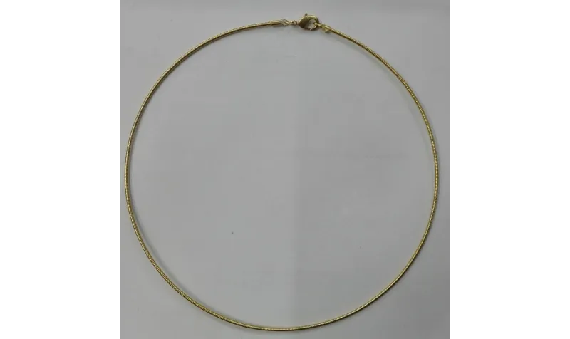 Collar Hilo flexible Dorado 1,5mm