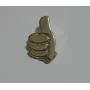 Emoticono OK colgante 12*8mm Dorado / Cuentas Metálicas de Latón / Zamak