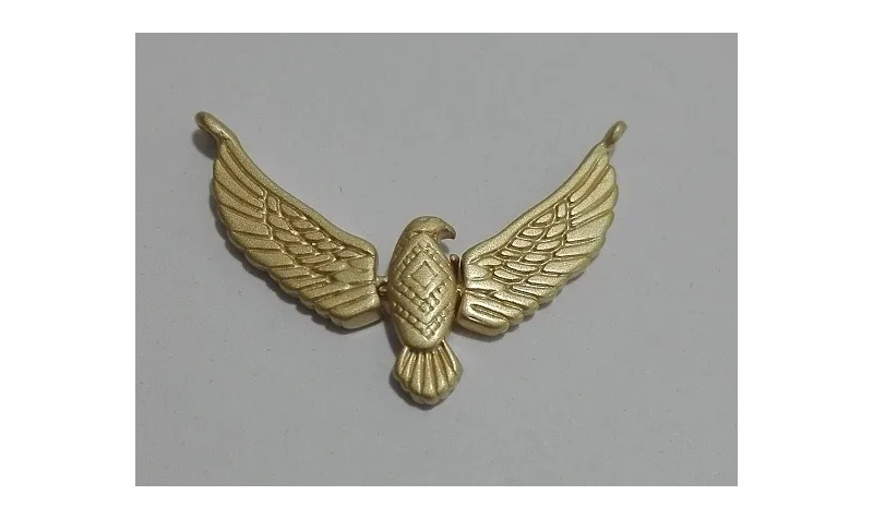 Colgante Aguila alas moviles 18*13mm Oro Mate / Cuentas Metálicas de Latón / Zamak
