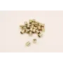 Terminal para cordón de 5mm Dorado / Cuentas Metálicas de Latón / Zamak