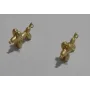 Perrito Globoflexia 17*13mm Oro Mate / Cuentas Metálicas de Latón / Zamak