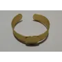 Pulsera 15mm ancho con disco de 20m / Bases de Pulseras de Latón / Zamak