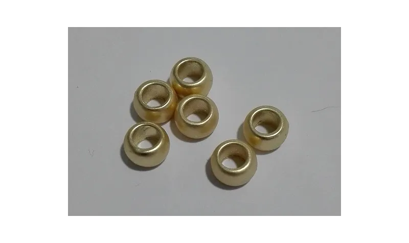 Bola 6,5mm ext * 4mm interior Dorado Mate
