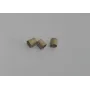 Tubito hueco 4mm oro mate / Cuentas Metálicas de Latón / Zamak