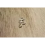 Bola agujero 2mm interior  Plata Mate / Cuentas Metálicas de Latón / Zamak