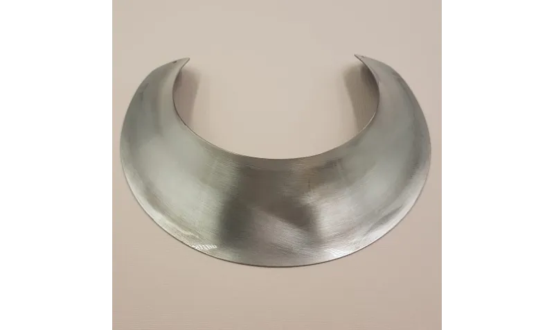Collar redondo Plata vieja 57mm anc / Bases de Collares de Latón / Zamak