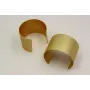 Pulsera Brazalete 54mm Oro Mate con / Bases de Pulseras de Latón / Zamak
