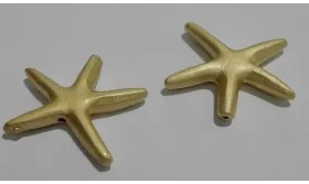 Pieza Estella de Mar 21mm diametro / Cuentas Metálicas de Latón / Zamak