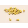 Disco de 3mm con esmalte Amarillo  con arandela / Cuentas Metálicas de Latón / Zamak