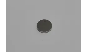 Chapita Acero Inox. 8mm diámetro Plateado / Cuentas Metálicas de Acero Inoxidable