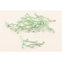 Cuenta Rama Coral 50*24mm Esmalte verde Turquesa / Cuentas Metálicas de Latón / Zamak