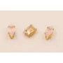 Entrepieza Flecha Oro 14*3mm / Cuentas Metálicas de Latón / Zamak