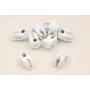 Muela Blanca 15*9*10mm / Cuentas Metálicas de Latón / Zamak