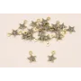 Cuenta Estrella 6mm esmalte Gris / Cuentas Metálicas de Latón / Zamak