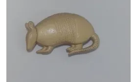 Oso Hormiguero 30*19mm oro mate / Cuentas Metálicas de Latón / Zamak