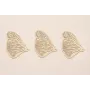 Cuenta Ala Mariposa 32*26 esmalte Rosa Palo / Cuentas Metálicas de Latón / Zamak