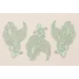 Colgante Pez Tropical Plano 60*35mm turquesa / Cuentas Metálicas de Latón / Zamak