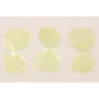 Cuenta Pareja de Pétalos 50*27mm verde Meálico / Cuentas Metálicas de Latón / Zamak
