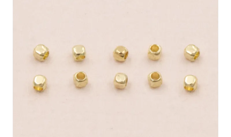 Micropieza Cubo 1*1mm Oro