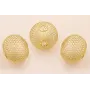Pieza Semi Bola 37*35mm Oro Mate / Cuentas Metálicas de Latón / Zamak
