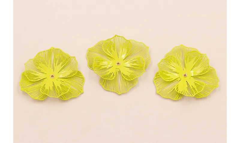 Flor 40mm 2 Capas color Lima