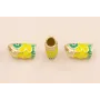 Entrepieza Pez 15*8 Amarillo y verde Agujero 4mm / Cuentas Metálicas de Latón / Zamak