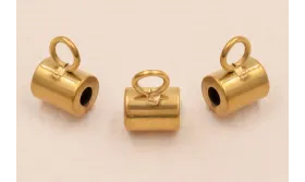 Pieza Pasante 5*4 con arandela Acero Inox 316 L / Cuentas Metálicas de Acero Inoxidable
