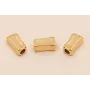 Pieza Pasante Acero Inoxidable 13*7*5mm Hole 4mm / Cuentas Metálicas de Acero Inoxidable