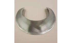 Collar redondo Plata vieja 57mm anc / Bases de Collares de Latón / Zamak