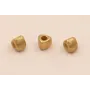 Entrepieza triangular 2*2mm Latón pulido / Cuentas Metálicas de Latón / Zamak