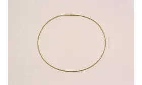 Collar acero espiral 1,4mm*42cms Do / Bases de Collares de Latón / Zamak